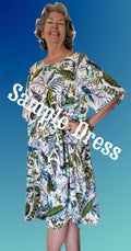 Customizable AnyWear Dress, Rayon Print, Resort and Cruise Wear