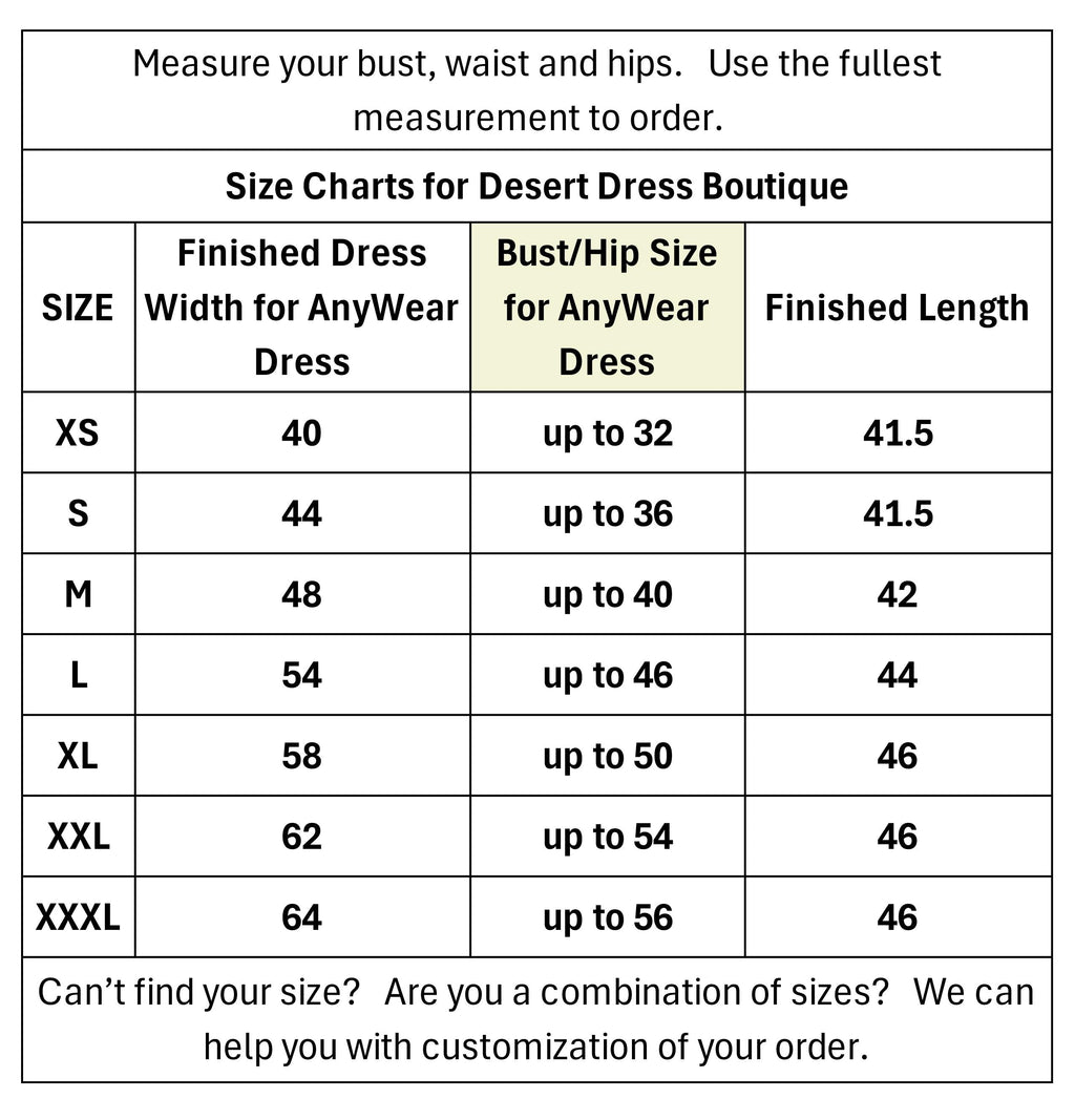 Versatile AnyWear Dress, Rayon Fabric,  Cruise and Resort Dress