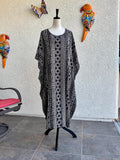 Versatile AnyWear Dress, Black and Tan Rayon Fabric, Cruise and Resort Wear