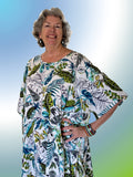Versatile AnyWear Dress, Tropical Print Rayon Cruise and Resort Wear (Copy)