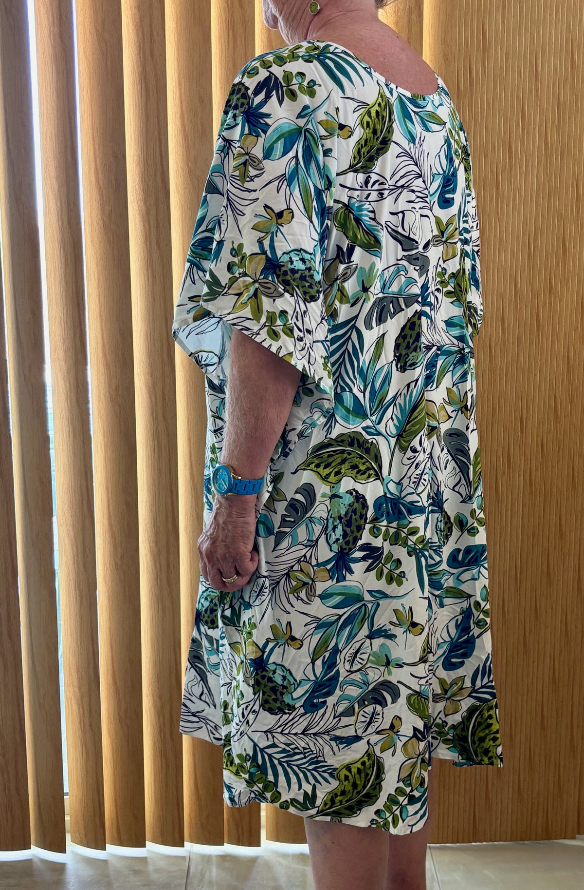 Versatile AnyWear Dress, Tropical Print Rayon Cruise and Resort Wear (Copy)