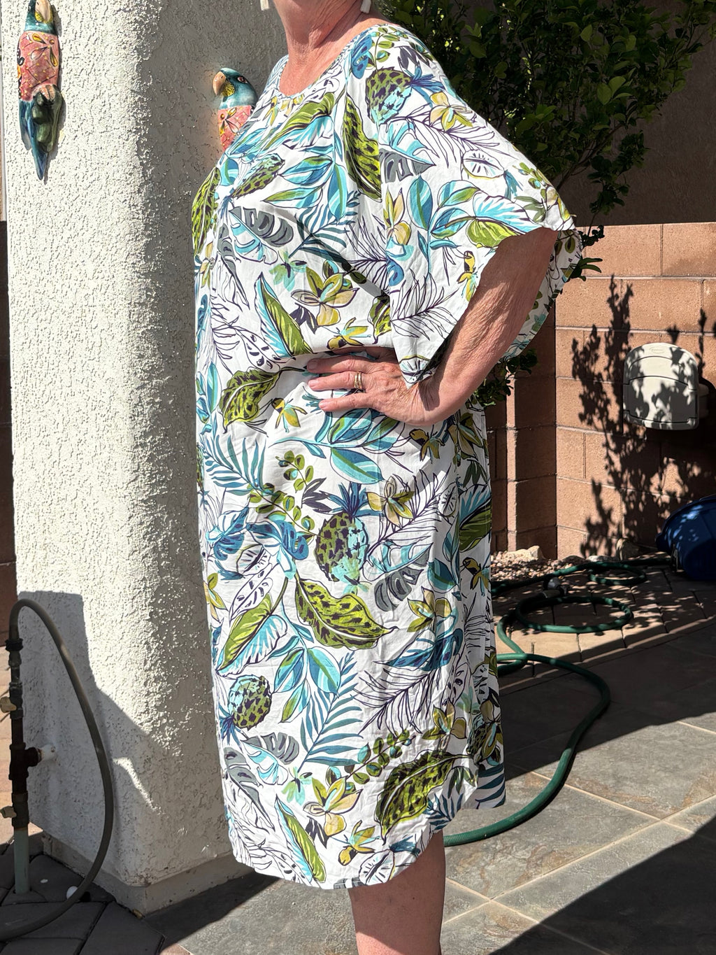 Versatile AnyWear Dress, Tropical Print Rayon Cruise and Resort Wear (Copy)