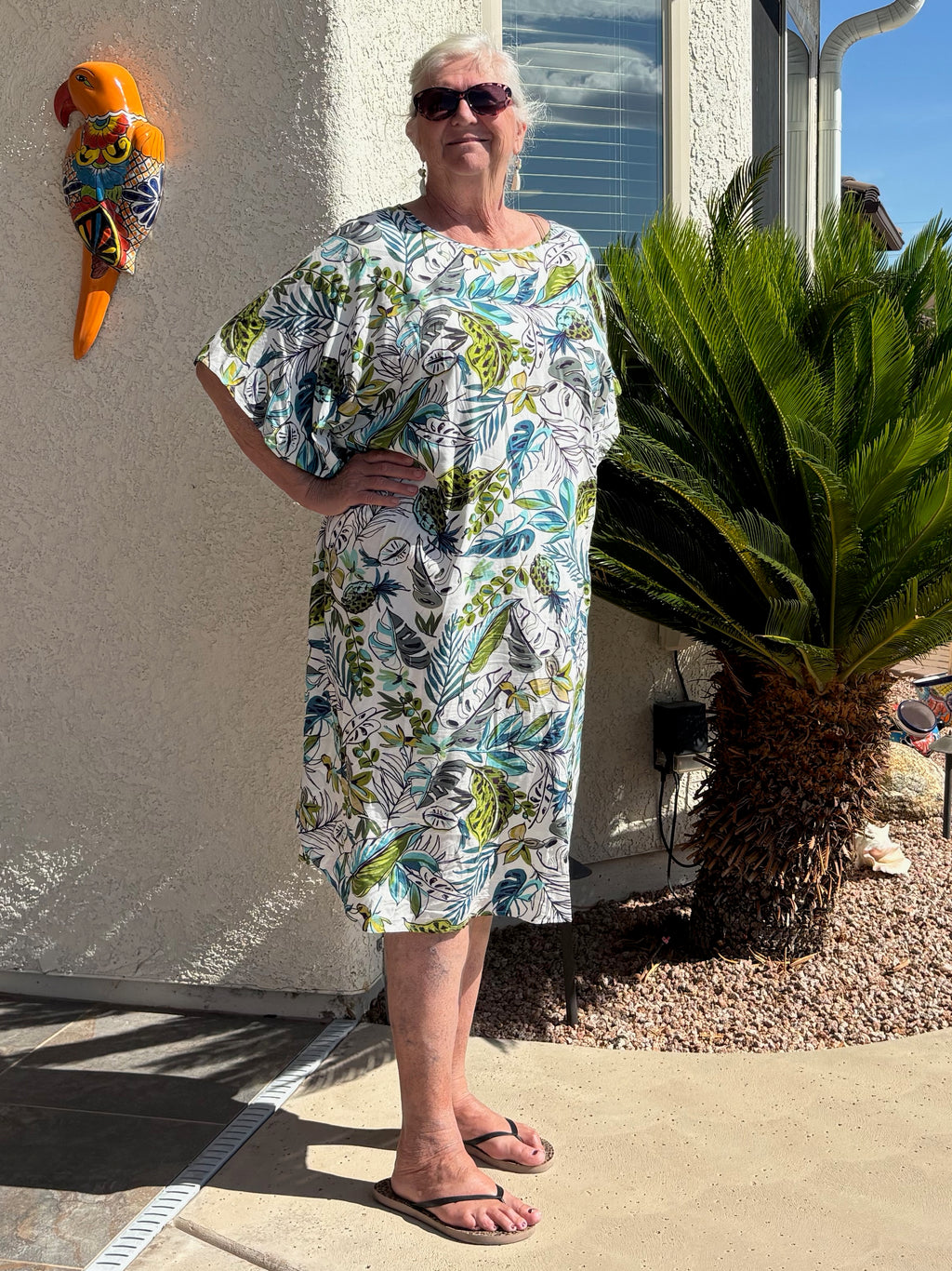 Versatile AnyWear Dress, Tropical Print Rayon Cruise and Resort Wear (Copy)