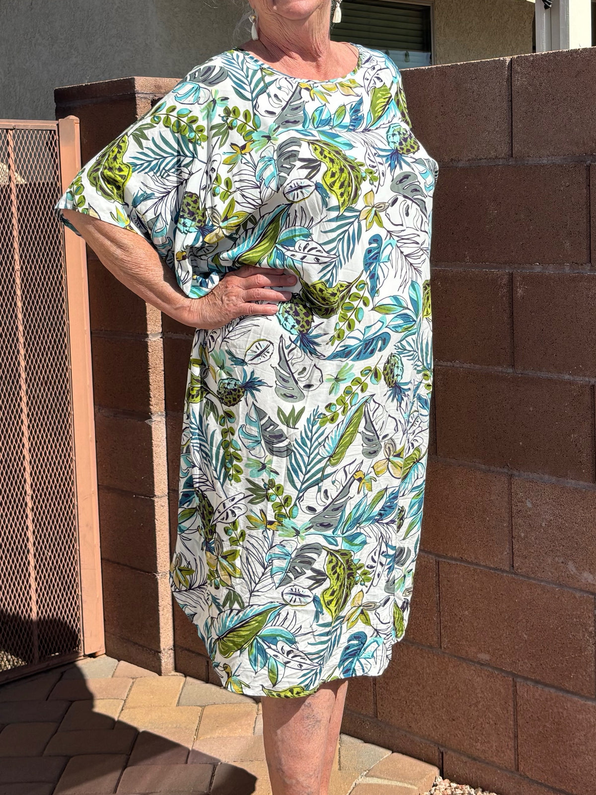 Versatile AnyWear Dress, Tropical Print Rayon Cruise and Resort Wear (Copy)