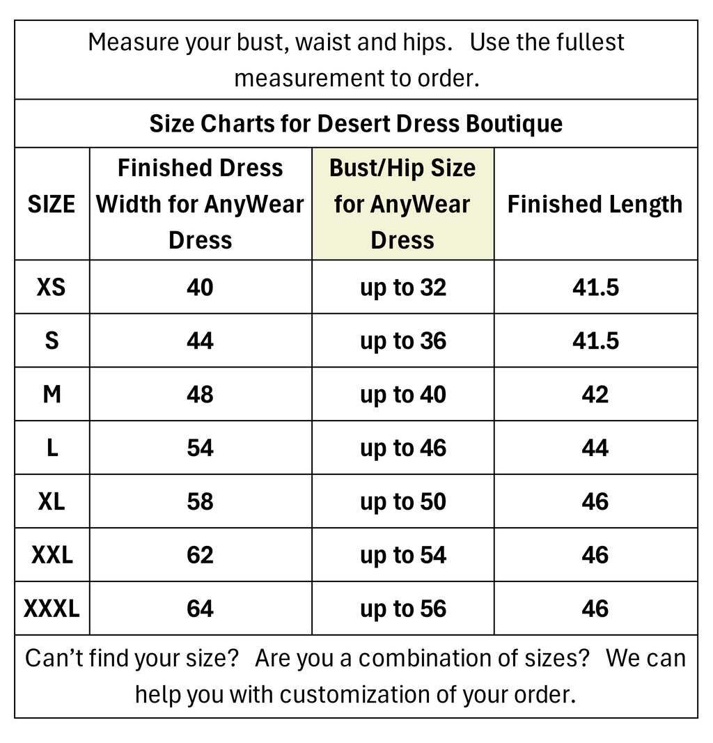 Custom Order - AnyWear Dress
